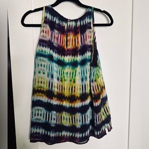 TRINA TURK WAVERLY SILK SLEEVELESS BLOUSE